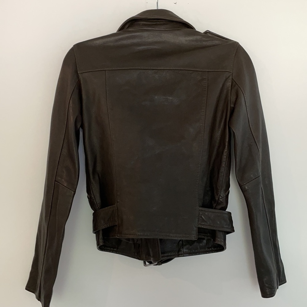 Balfern Biker All Saints leather jacket US2 - Picture 5 of 7